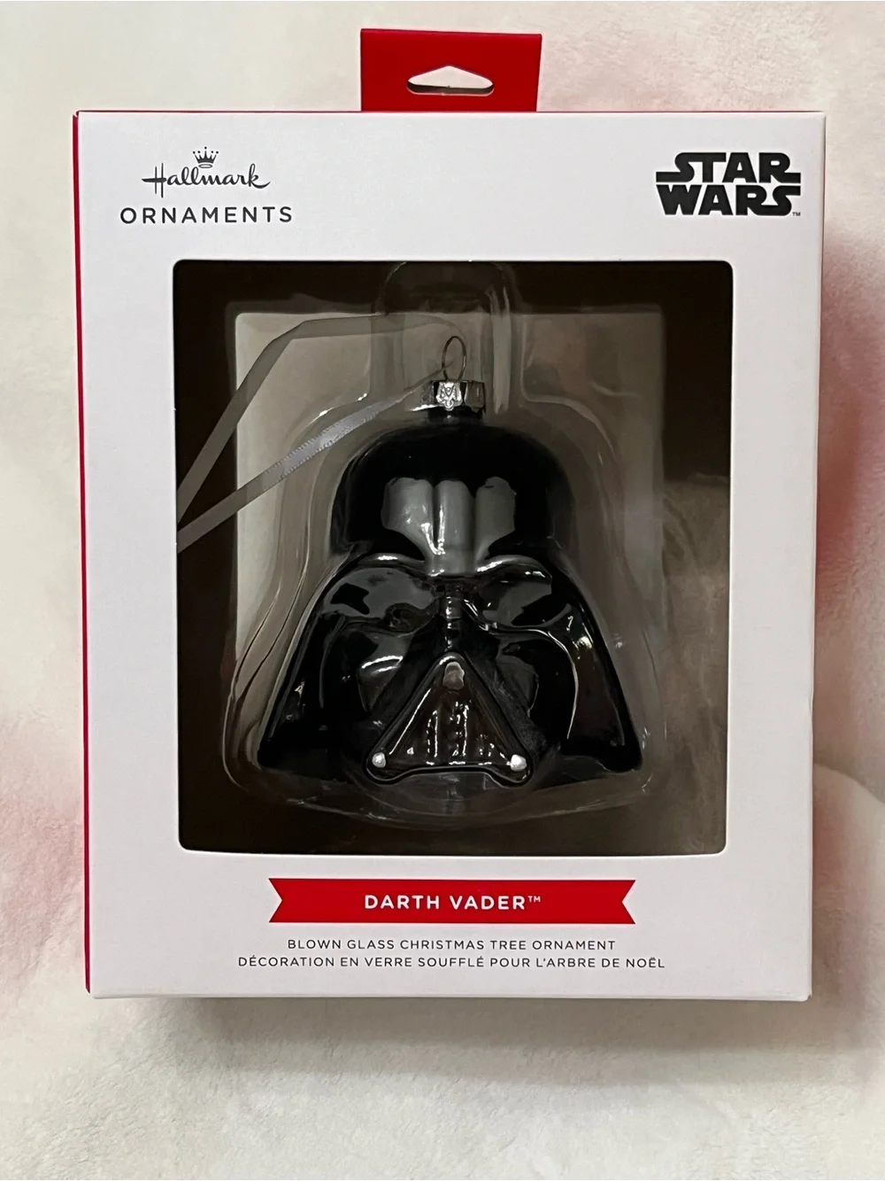 Hallmark Star Wars Darth Vader Blown Glass Christmas Ornament NIB